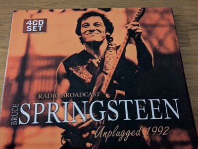 Bruce Springsteen Unplugged 1992 4 CDs guter Zustand Digipak Radio Broadcast
