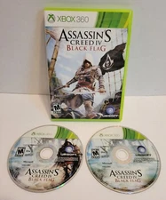 ASSASSIN'S CREED IV BLACK FLAG Microsoft Xbox 360 GAME DISC AND CASE TESTED 