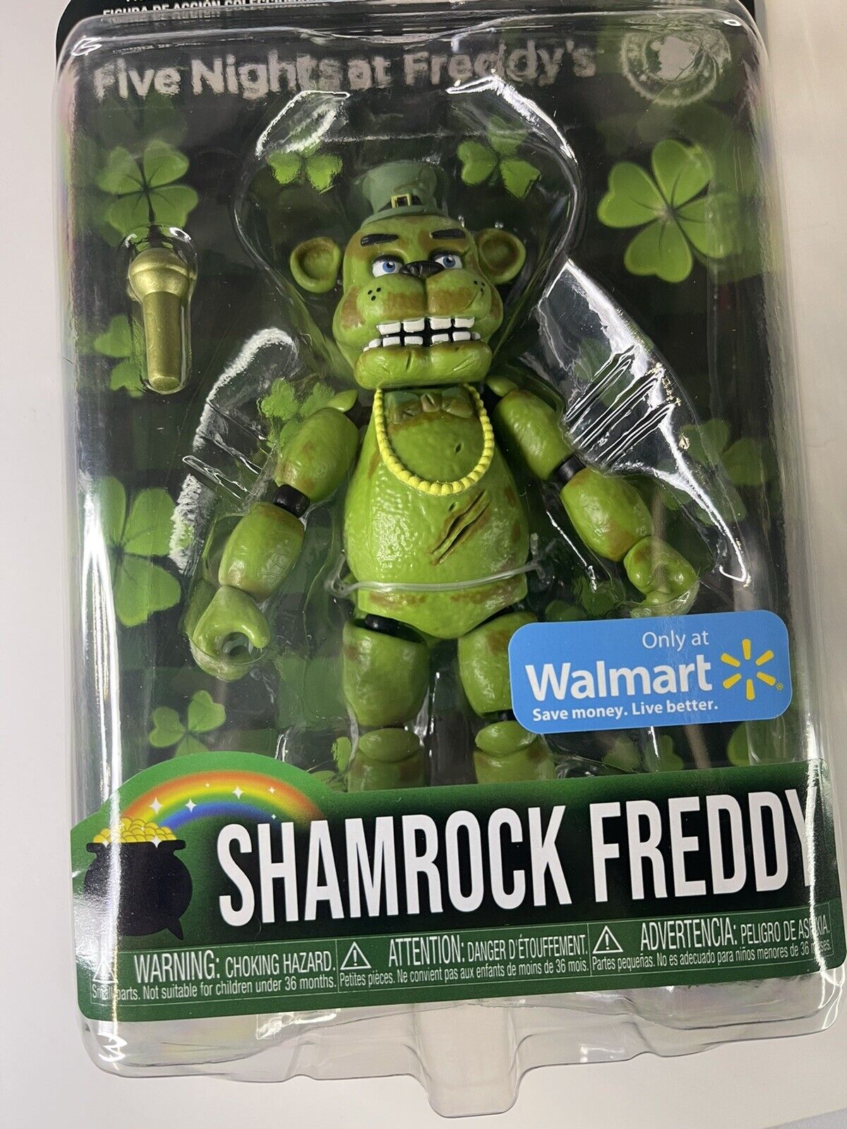 Action Figure: Five Nights at Freddy's - Shamrock Freddy (Walmart  Exclusive) 