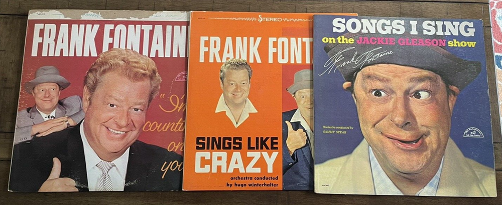 Frank Fontaine Vintage Vinyl LP Lot of 3 Records - See Description