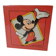 1992 Walt Disney Mickey Mouse Memories Binder Photo Album Holds 100 photos 4x6