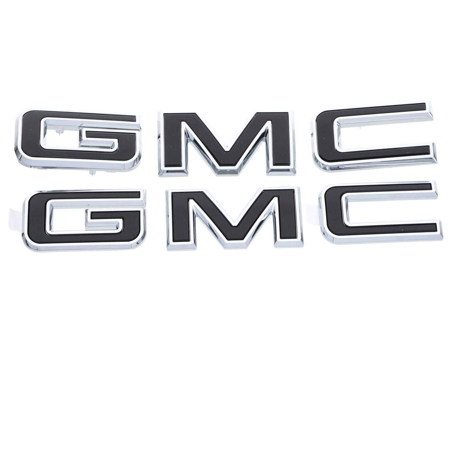 OEM NEW 2019-2025 GMC Sierra Exterior Front and Rear Logo Emblems Set 84364354