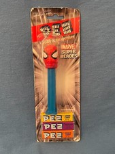 SPIDER-MAN Pez Candy Dispenser NIP Marvel Super Heroes Hungary 2004 Avengers