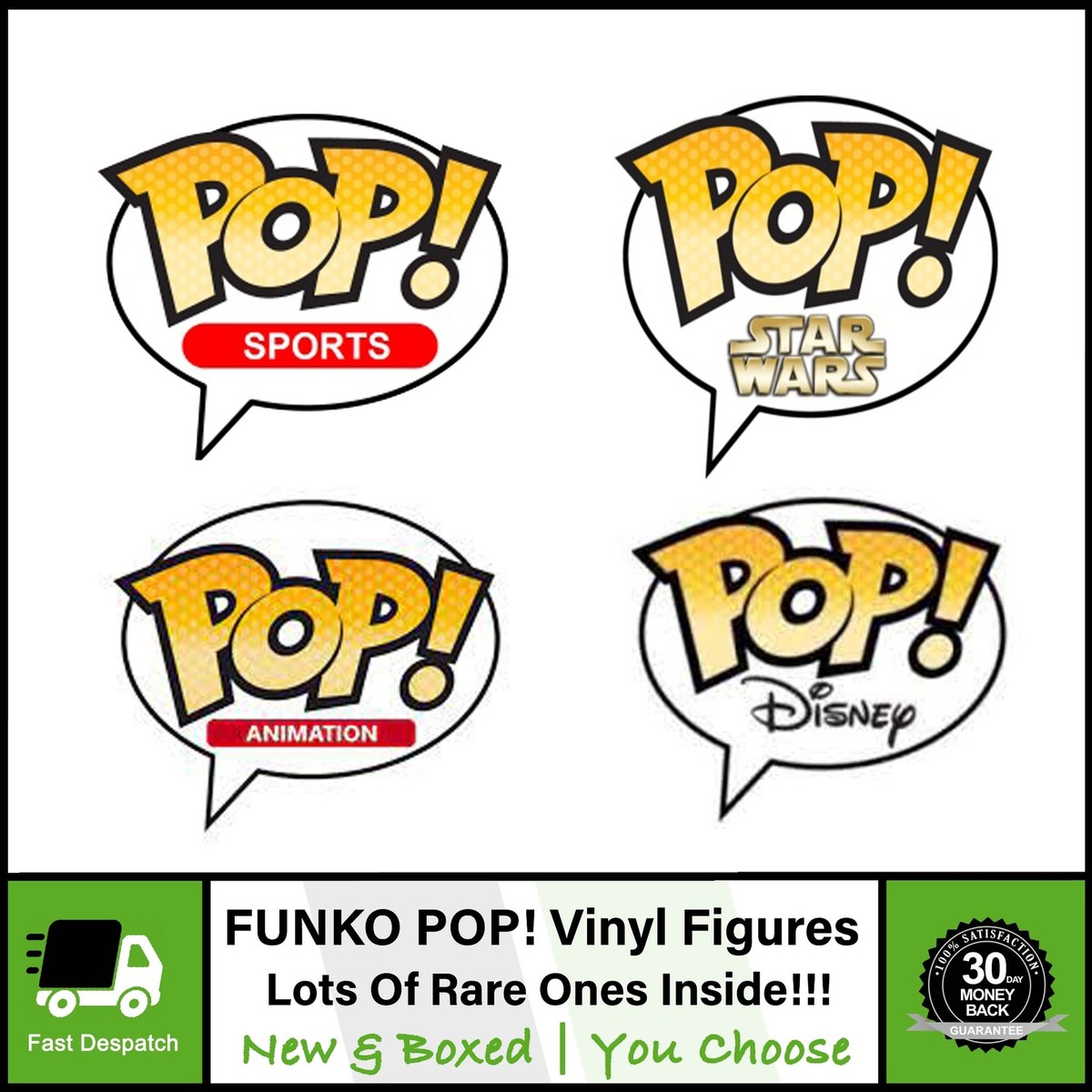 Funko Pop Vinyl Figures Animation Art Disney Rocks