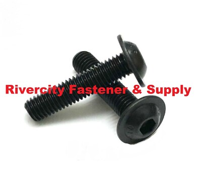 5x M6-1.0x16mm Stainless Steel Flange Bolts - Hex Drive, A2 Grade, 6mm X 16mm
