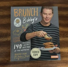 Brunch at Bobby's : 140 Recipes...by Bobby Flay (2015, Hardcover) SIGNED