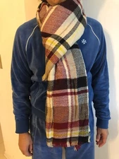 10% discount:  Women's Wool blander Shawl Scarf with Fringe