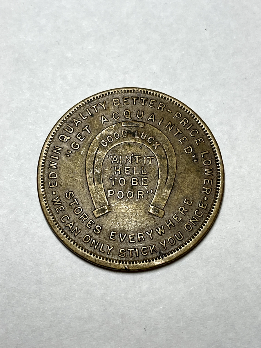NYC Edwin's Cigar Co. Merchant Token 