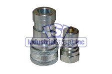 Quick Coupler  ISO 7241-1 B  3/8" NPT Pipe Threads  Complete Set