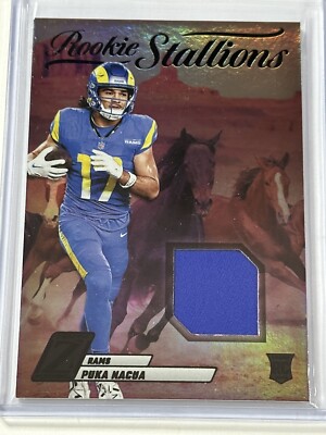 ☆ウエスタンラリアット☆ 【No.SP-NSウシ両25】アニCard 2023 Zenith PUKA NACUA Rookie Stallions #RS-PNA Patch Jersey Card