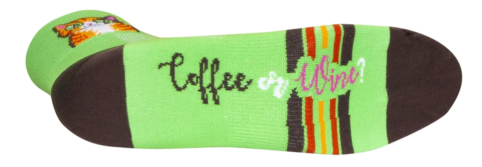 Calcetines - SockGuy - Cat Buzz Green L/XL 3" Clásico Ciclismo/Correr NUEVO Foto 4 de 4