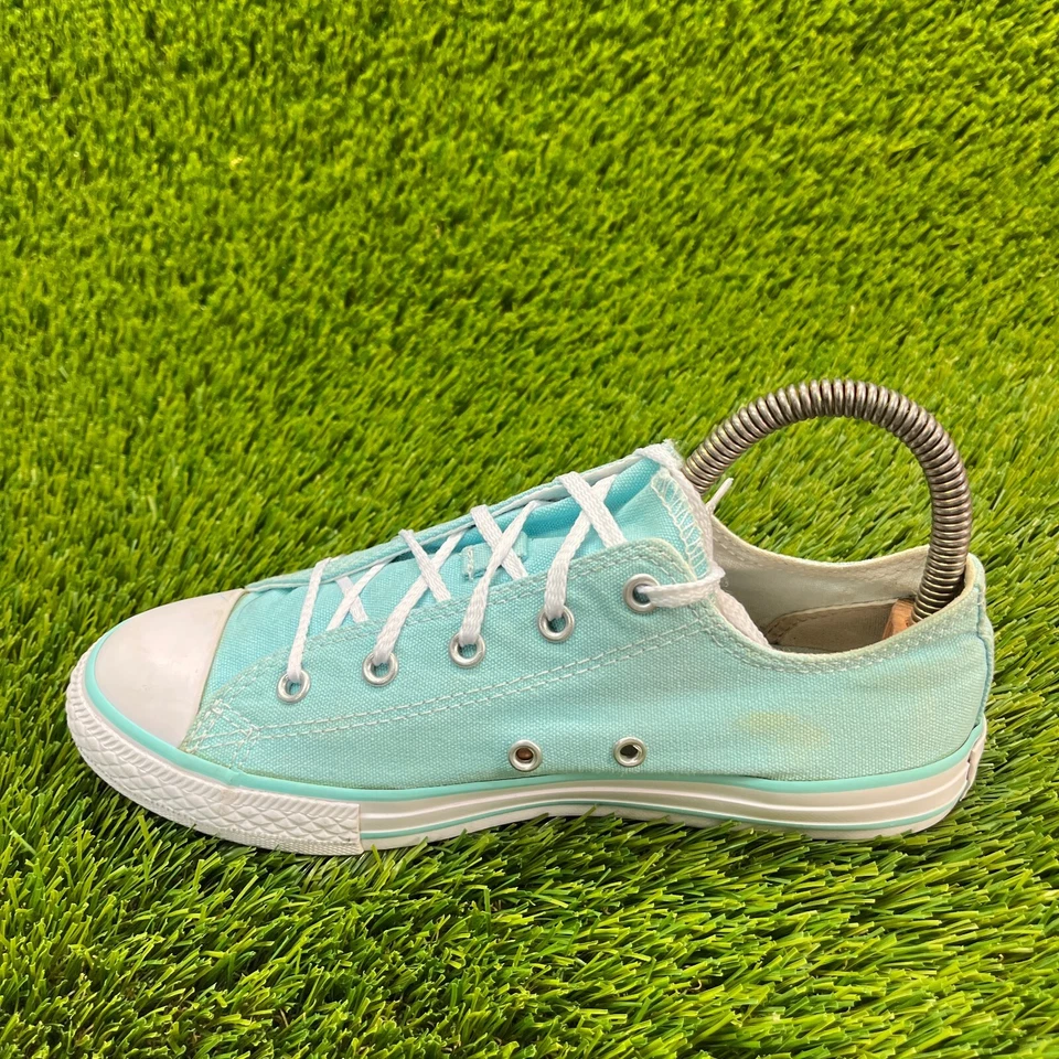 Zapatillas deportivas Converse Chuck Tylor All Star para niños talla 4Y azul blanco Foto 2 de 4