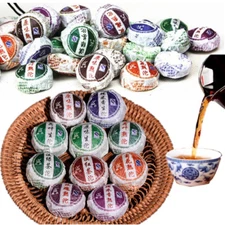 50g Ripe Pu-erh Tea Ball Assorted Top Grade Puerh Black Tea Healthy Drink 10Pcs