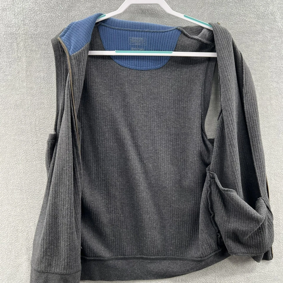 pendleton мужской серый свитер жилет L полный молнии карман флисовый жилет карманы - Изображение 3 из 4