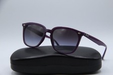 NEW RAY-BAN RB 4362 6571/8G PURPLE AUTHENTIC SUNGLASSES W/CASE 55-18