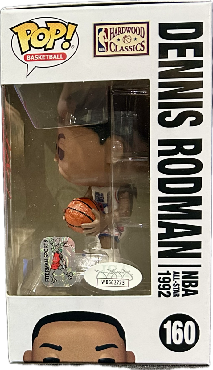 Dennis Rodman Signed Autographed Funko POP Figure 160 JSA