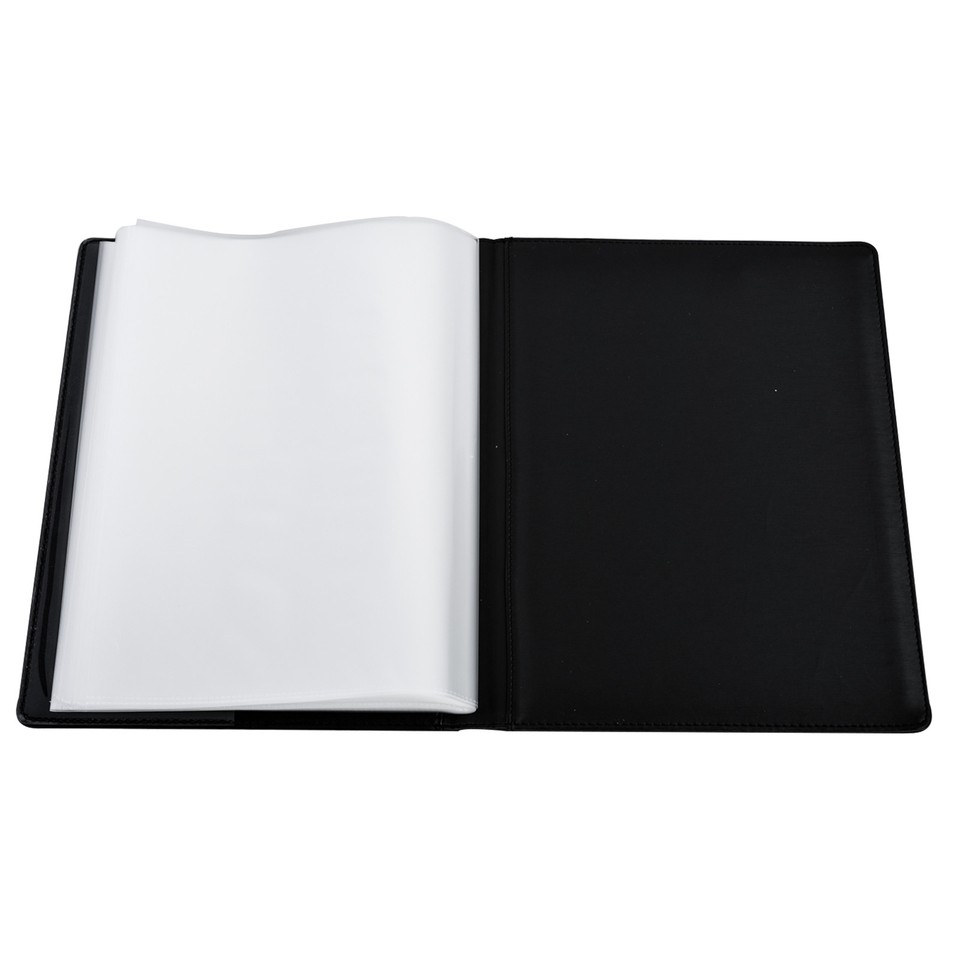 Aazon Basics Cartella Portadocuenti Espandibile, Forato A4 (confezione Da 2), Nero/Grigio - Foto 3