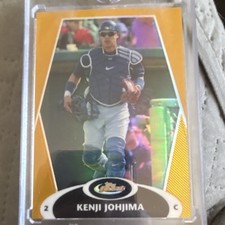 Topps 2008 Finest Kenji Johjima Seattle Mariners #23 Gold Refractor /50