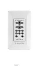 Fanimation 16 Speeds DC Wall Control, Fan/Light/CCT Select, White - TW306