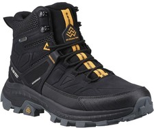 Hi-Tec Rainer Men's Black Waterproof Breathable Lace-up Walking Hiking Boot