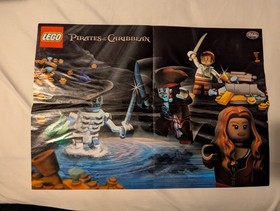 LEGO Pirates of the Caribbean Isla De Muerta (4181) & Captain's Cabin (4191) 