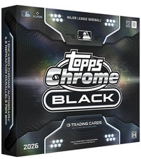 2026 Topps Chrome Black Baseball - Hobby Box Presale (Ships ~4/29)