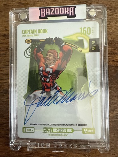 2026 Bo Jackson Battle Arena Captain Hook Jack Morris Glow Auto #14/25