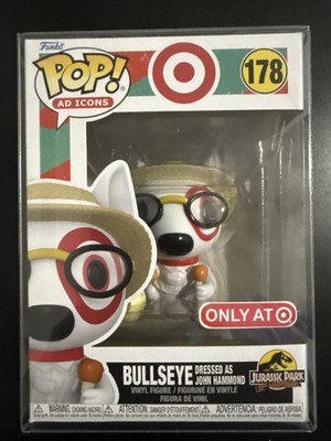 Funko Pop Ad Icons 178 Bullseye Dressed as John Hammond Target Exclusive