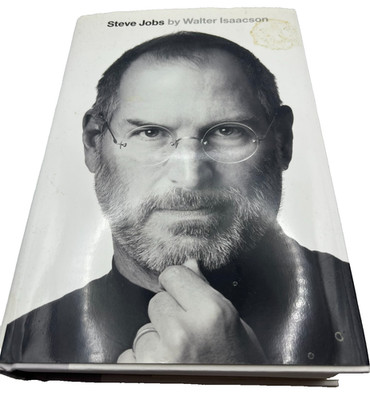 Steve Jobs by Walter Isaacson   Hardcover   Good Condition (Residue from Tag)