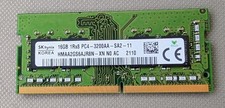 SK Hynix 16GB DDR4-3200 1Rx8 PC4-25600 Laptop RAM SODIMM HMAA2GS6CJR8N-XN