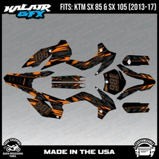 Graphics Kit for KTM 85SX 105SX SX85 SX105 (2013-2017) Twitch - Orange