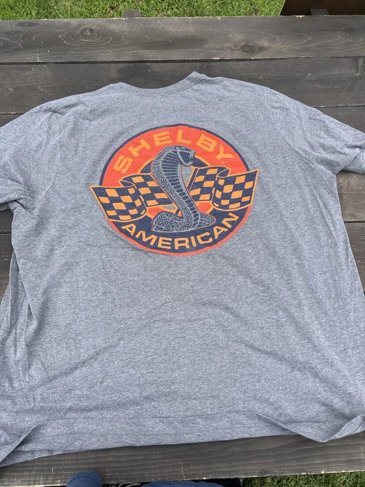 Authentic Shelby Mustang Logo XXL  Gray American Classics car culture racing - Image 2 of 4