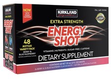 Kirkland Signature Extra Strength Energy Shot, 48 Bottles, 2 Oz Each