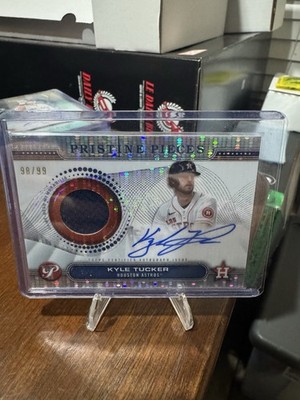 2024 Topps Pristine - Pristine Pieces Autograph Relics Kyle Tucker Refractor /99