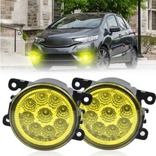 For 2015-2017 Honda Fit Front Bumper Led Yellow Fog Lights Lamps 2pcs