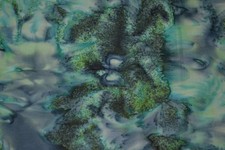 Light to Dark Greens 100 Cotton Batik Quilting Fabric --44" x 15"