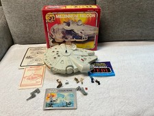 Vintage 1982 STAR WARS Kenner Micro Collection MILLENNIUM FALCON Box Figures NR