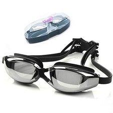 Professional Swimming Goggles for Adults - Waterproof Windproof Anti-Fog Leak...