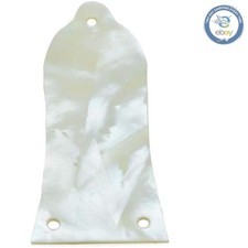 Lightweight 3-Hole White Pearl Truss Rod Cover - Custom Fit for Les Paul Guitars