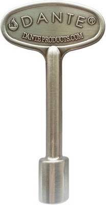 3-Inch Satin Nickel Universal Gas Valve Key - Compatible with Multiple Valves