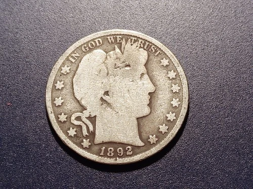 Good 1892-P Barber Half Dollar