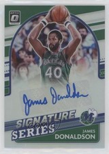 2021 Panini Donruss Optic Signature Series Holo Prizm James Donaldson Auto 3m8
