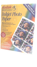 Kodak Inkjet Photo Paper 8.5x11 15 Sheets Wallet Size Photo CAT 8702870 White