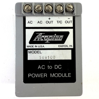 Acopian 5EB100 AC to DC Power Module 5V 1A Linear Converter