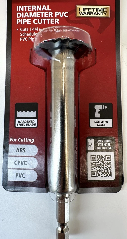 Husky Internal Diameter PVC Pipe Cutter Cuts 1 1/4 in X 10 in Pk Of 2 80-525-111 - Image 3 of 4