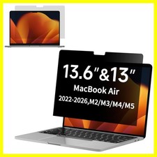 Privacy Screen for MacBook Air 13.6  13 Inch 2022-2026, M2, M3, M4, M5, Anti...