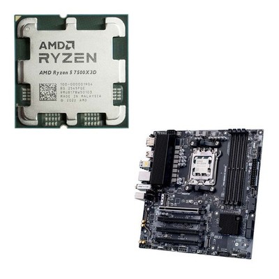 AMD Ryzen 5 7500X3D + MSI PRO AM5 B850M-VC WIFI6E CPU / Motherboard Bundle