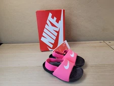 NIKE Baby Nike Kawa Slide Sandals Toddler's Size 6c Pink/White/Black  NEW/BOXED