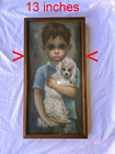 MARGARET KEANE vintage print “No Dogs Allowed” with Koa Wood Frame — photo 9