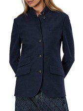 NWT Rag Bone Slade Japanese Wool Blazer Size 00 Navy 9G610